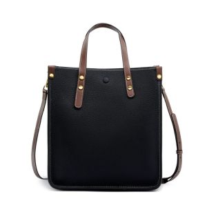 BeeGreen Women Genuine Leather Tote Bag Elegant Commuter Briefcase Large Capacity Handbag Versatile Shoulder Bag