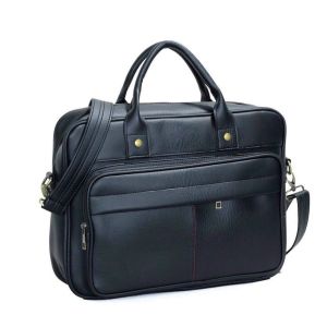 Túi da công sở thời trang đừng vừa laptop 15 inch có dây đeo vai và nhiều ngắn rộng đựng tài liệu