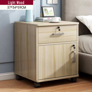 Xinfuan File cabinet office small cabinet modern with lock drawers moving storage cabinet pulley