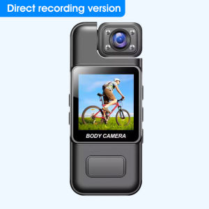 HXR Portable Body Camera 4K HD Video Recording Infrared Night Vision 180 ° Lens Rotation Outdoor Back Clip Action Camera