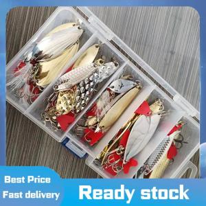Sports🚴🏻♀️ Mới Hỗn Hợp Câu Cá Lure Set Minnow Spoon Lure Mềm Lure Câu Cá Phụ Kiện Trong Hộp Nhân Tạo Mồi Cho Bass Pike Crank Dropshipping