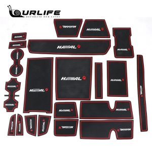 dncnf Car Anti-Slip Door Slot Gasket For Haval Dargo 2021 2022 2023 2024 Waterproof Non-slip Mat Coaster Interior Accessories 6K4N7
