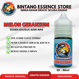 Essen Mancing Babon Ikan Mas Melon Geranium Bintang Essence 30ml Umpan Pancing Kolam Besar