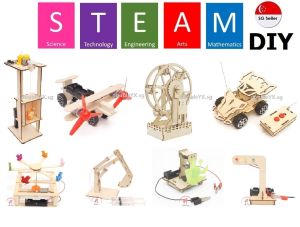 DIY Educational Assembling Model Toy - DIY Electric Handmade Model Blocks Kits STEAM Toys Science Toys for Kids