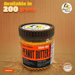 Classic Peanut Butter Diabetic-Friendly Sugar Free Keto Friendly FDA-Approved Low Carb Peanut Butter 200g 300g 450g- 100% Natural