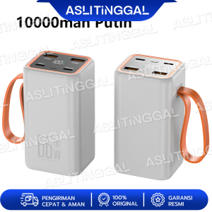 Power Bank Fast Charging 60000mah original powerbank with Micro/Type-C batrai polimer powerbank Robot PD120W QC 3.0Type-C Input USB 4 Output Powerbank Kapasitas Besar Power Bank Original Asli