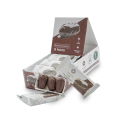 MILK CHOCOLATE COVERED DATES WITH ALMONDS - SNACK PACK. 