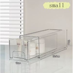 Mask Storage Box Transparent Home Drawer Book Eye Shadow Cosmetics Dustproof Acrylic Storage Box