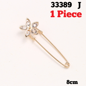 AIDA Jeans Buckle Needle Metal Button Pant Artifact Lock Pearl Women Raya Tudung Brooch Safety Pin 收瘦裤收腰别针胸口防走光调节扣