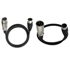 Large DIN 5Pin Male To 3Pin Male/Female Sound Connection Cable 5P To 3Pin Adapter Cable for Musical Instrument