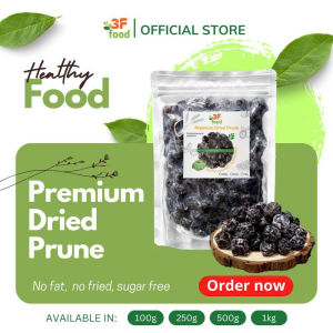 Pitted Dried Prunes (Organic Unsweetened Healthy Low Carb High Fiber Diet Dried Snack ) 100g 250g 500g