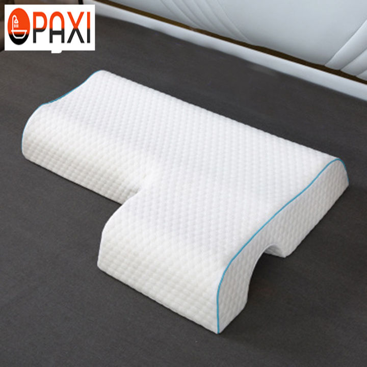 PAXI Couples Pillow Arched Cuddle Pillow with Slow Rebound Memory Foam for  Arm Rest Hand Pillow Lazada PH