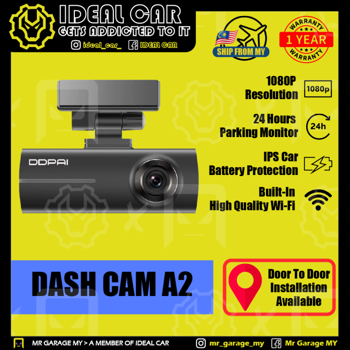 DDPAI A2 1080P Full HD Dashcam Car Camera Recorder Vehicle Video