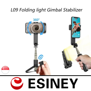 SG Stock L09 Handheld Gimbal Stabilizer Phone Holder Mobile Video Vlog Stand Gyroscope Anti-shake Tripod Selfie Stick