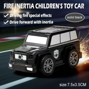 🔥Childrens Firestone Inertia Cool Special Effects Car Toy Car Power Baby Boy Puzzle boy Girl Sliding emit light Car