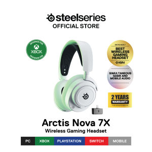 SteelSeries Arctis Nova 7X Wireless For Gaming Headset With 2.4GHz / Bluetooth (White) 61567