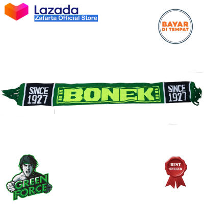 Syal Rajut Bonek Suporter Persebaya dan Bonek Viking