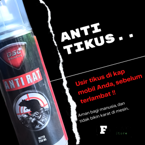 Anti tikus mesin mobil / Pengusir tikus Ampuh Kap Mobil / Anti Rat / DSC Auto Care / Pengaman mesin mobil dari tikus