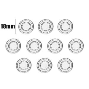 50Pcs Glass Anti Slip Pad Round Transparent Glass Table Bumpers Non Adhesive Bumpers Pad Soft PVC Suction Pad for Table Glass