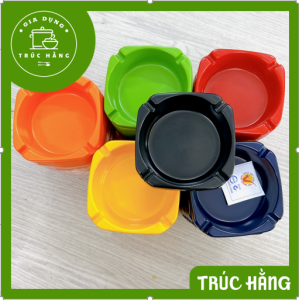 Dụng cụ Gạt tàn thuốc lá bằng nhựa melamine Fataco [Mẫu Mới] để bàn nhiều màu