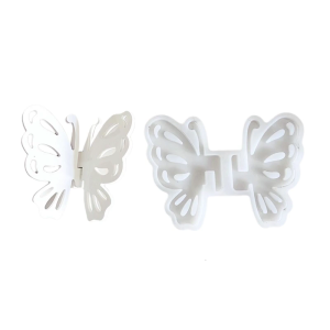 Flexible Silicone Mold 3D Splicing Butterfly Shaped Decoration Making Mould Practical Gypsum Mould for Desktop Ornament