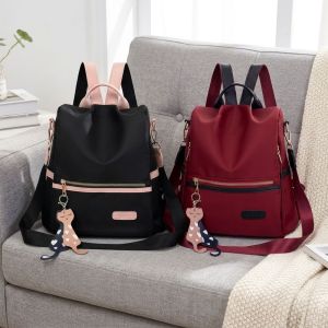 YESMILE Vải Oxford Ba lô nữ Nhiều ngăn Nhẹ Ba lô chống trộm Sành điệu Chống thấm nước Ba lô du lịch Du lịch