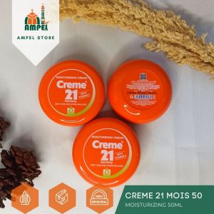 Creme 21 Moisturizing 50ml Dengan Vitamin E Perlindungan Kulit Kering
