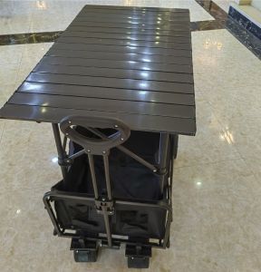 Stall Folding Trolley Picnic Car Camper Childrens Reclining Foldable Trailer Camp Car Outdoor Camper