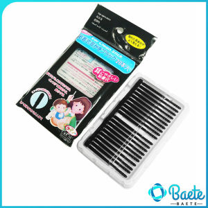 Baete Disposable Sticky Ear Swabs 20Pcs Rotational Viscosity Cleaner Stick Remove Earwax