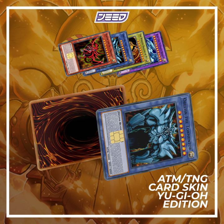 Yu-Gi-Oh] ATM, Bank Debit Credit Card & Touch N Go Sticker Cover Card Skin  High Quality Waterproof | Lazada