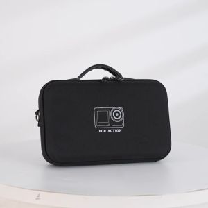 Carrying Case for Insta360 Go Ultra Popular Kit Shoulder Bag Portable Storage Bag with Fabric Eva Shell and Lycra Eva Inner Tray