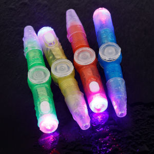 YESPERY 2 Chiếc Bút Con Quay Spinner Xoay Đầu Ngón Tay Kèm Pin Bút Quay Phát Sáng LED Bút Xoay Động Học Thư Giãn Và Giải Nén Văn Phòng