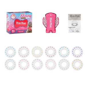 KL READY STOCK 180 Gems Kit Blinger Deluxe Set Girls Toys Makeup Play Jewel Girls Hair Sticker DIY Hair Design Hair S