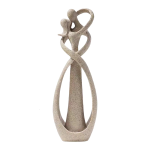 Elegant Kiss Couple Statue Handcrafts Resins Lover Figurine for Living Room or Bedroom Romantics Artistics Home Accent