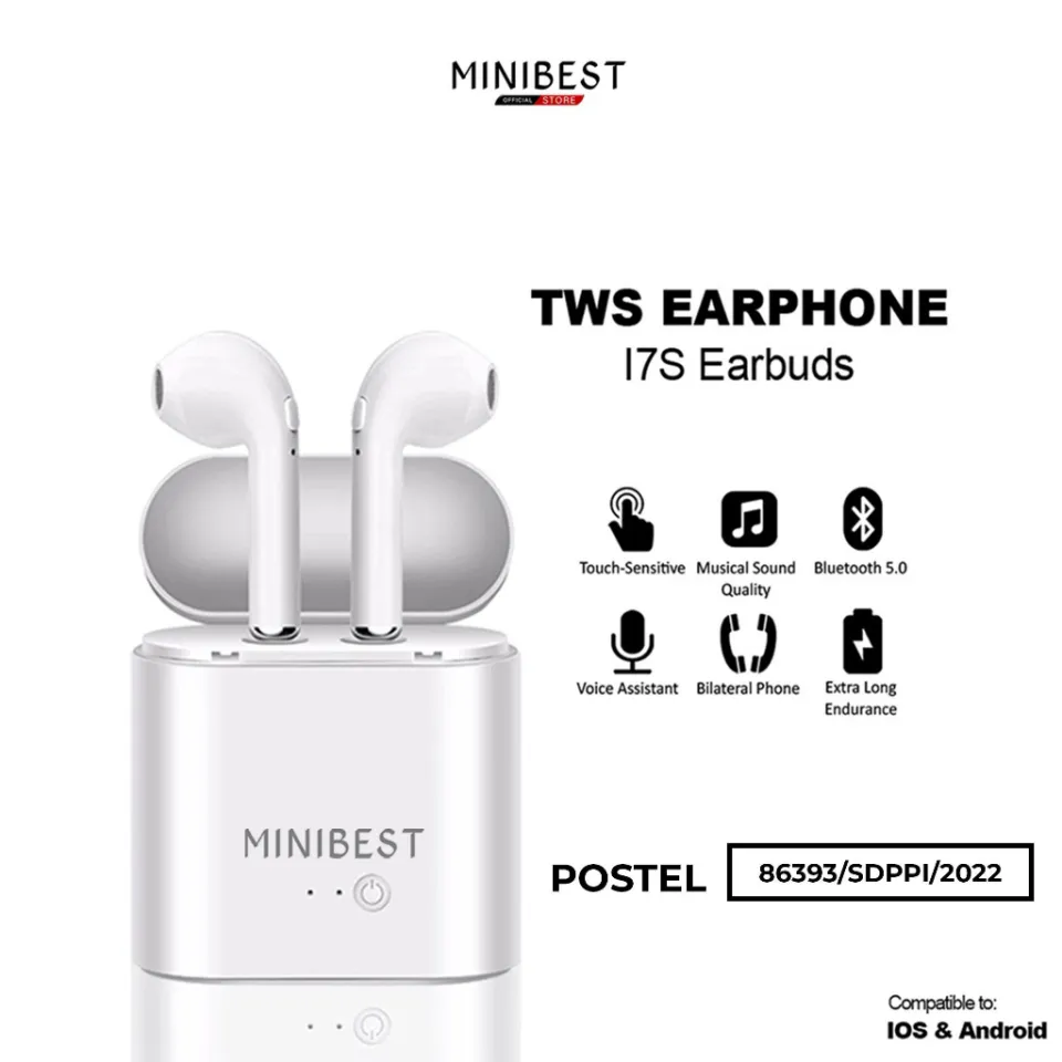 Headset Bluetooth Inpods I12 I13 PRO Earphone Bluetooth Wireless