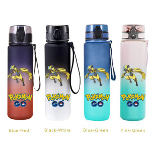 650ML Pokemon Pikachu Charizard Anime Sports Water Bottle Bulbasaur Squirtle Drinking Bottles Travel Cycling Hiking Gym Jugs
