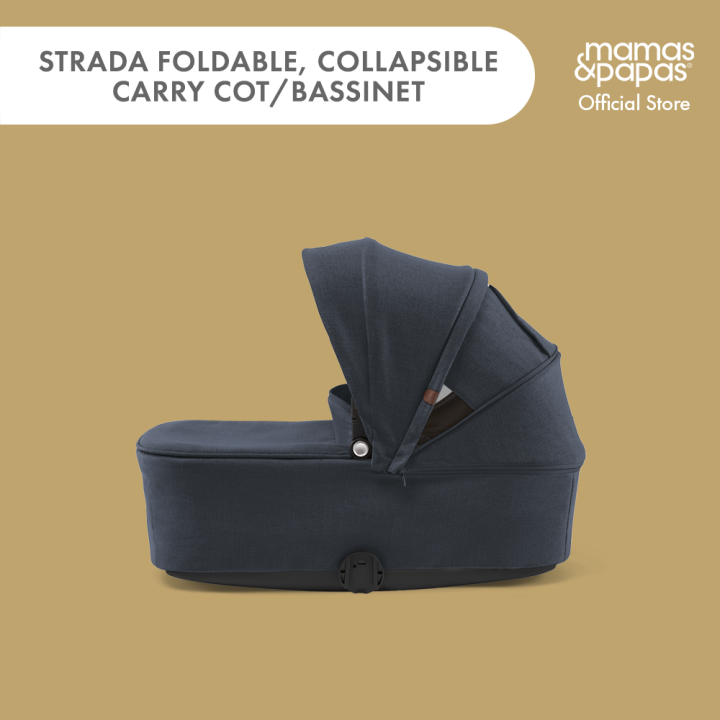 Mamas and Papas Strada Foldable, Collapsible Carrycot / Navy