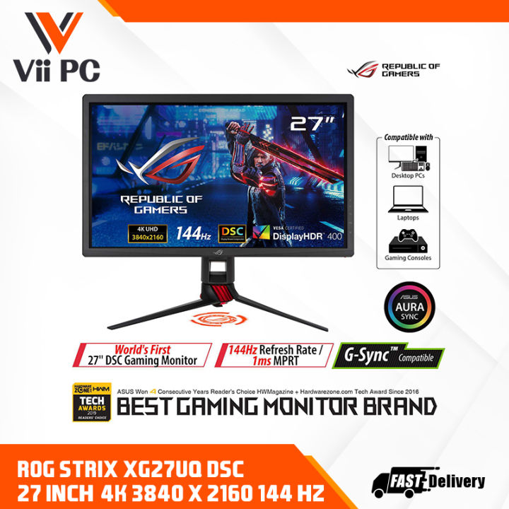 ASUS ROG Strix XG27UQ DSC Gaming Monitor 27-inch, 4K (3840 x