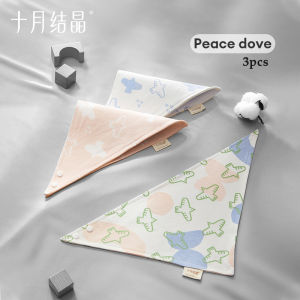 TEN-M JOURNEY Baby Bandana Drool Bibs for Toddler 3-Pack 100% Cotton Bibs for Teething and Drooling