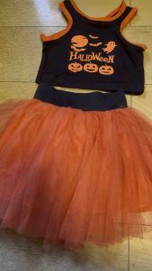 Pumpkin Terno Halloween Costume: Perfect for 6m-7yrs Girls