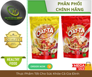 COMBO 2 GÓI - Oatta Yến Mạch Trái Cây 300g ( 1 Gói Yến Mạch Trái Cây & 1 Gói Hạnh Nhân Phô Mai)