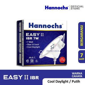 Lampu Led Plafon Hannochs Downlight Easy II 7 Watt IBR Cahaya Putih