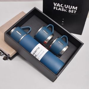 [Local Seller] Water Cup Thermal Water Bottle 500ML Thermos Vacuum Flask Tumbler Straw Coffee Travel Mug Gift Set