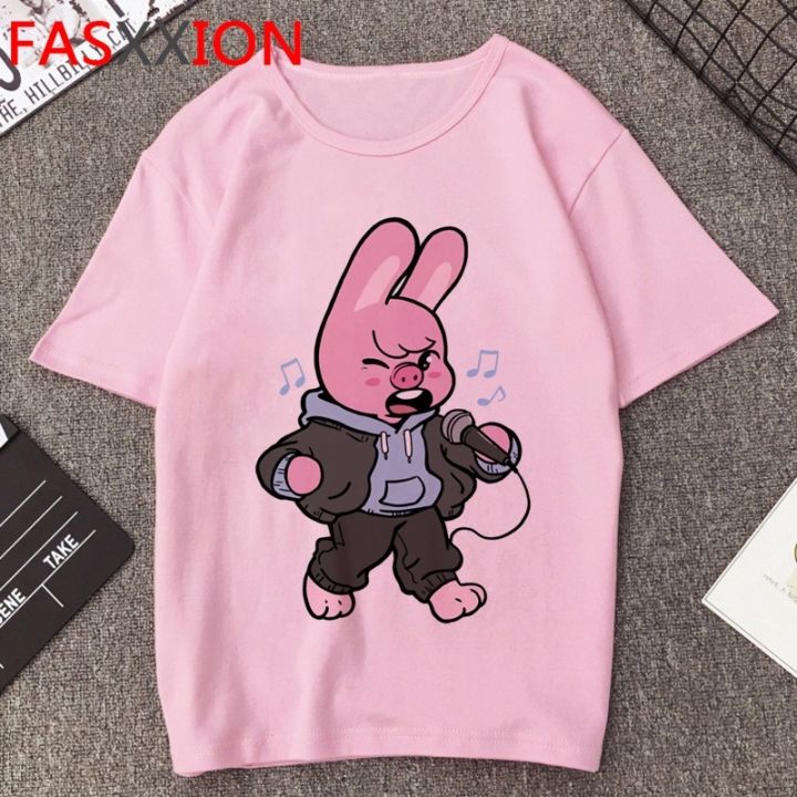 T-shirt Stray Kids World Tour 2025 - Style Harajuku Vintage - Unisexe Homme/Femme - Coton Doux