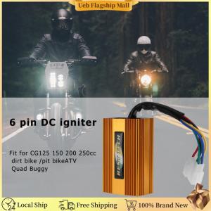 [Ueb Flagship Mall]6Pin Racing DC CDI for CG125 150 200 250cc Dirt Pit Bike ATV Quad Buggy