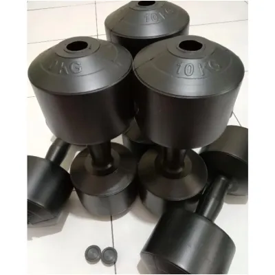 BARBEL/DUMBELL ukuran 10Kg KOSONGAN TANPA ISI