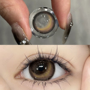 (COD) Softlens EYESHARE LOVE Seri lensa mata penuh gaya dan cantik softlens Untuk riasan mata color lensa kontak Hydrating and comfortable diameter 14.2 MM