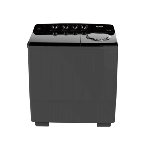 SHARP เครื่องซักผ้า 2 ถัง Twin Tub 13Kg รุ่น ES-TW130BK สีดำ