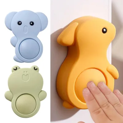 Door Slam Stopper Ultra-Soft Door Pinch Guard for Babies Toddlers Cartoon Foam Finger-Proof Cartoon Door Protector Prevents Slamming Door Locked in Room first-rate