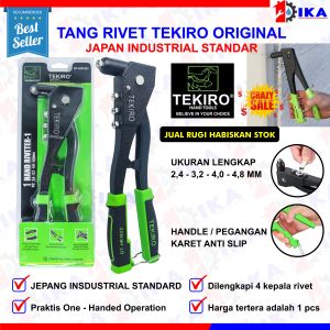 Tang Ripet Tembak 2.4 ~ 3.2 ~ 4.0 ~ 4.8 mm / Hand Rivet Riveter TEKIRO (GT-HR1823)